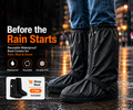 RESABLE WATERPROOF BOOT COVERS FOR RAIN, MUD & SNOW