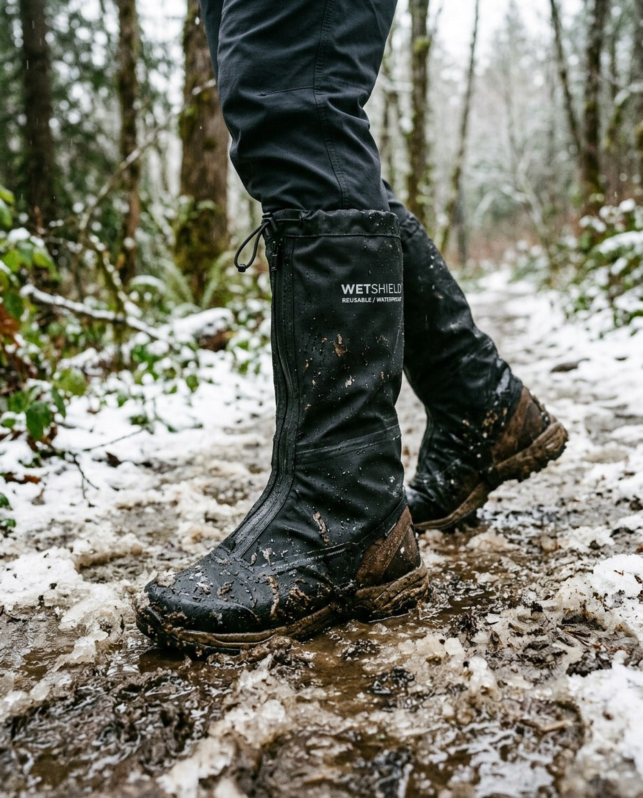 RESABLE WATERPROOF BOOT COVERS FOR RAIN, MUD & SNOW