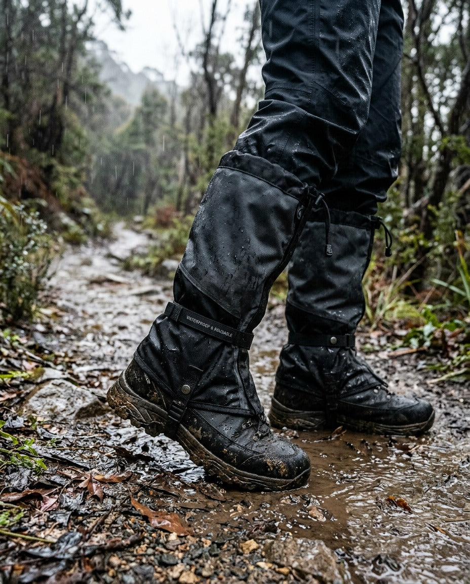 RESABLE WATERPROOF BOOT COVERS FOR RAIN, MUD & SNOW